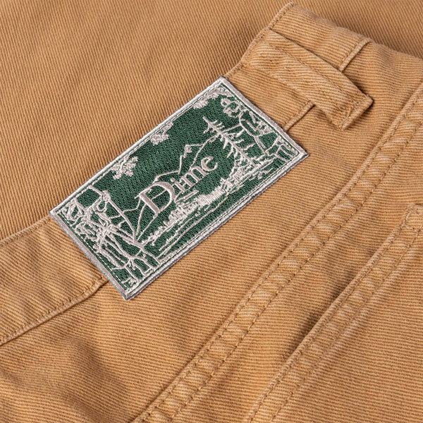 Dime Classic Relaxed Denim Pants - Clay - Back Close Up