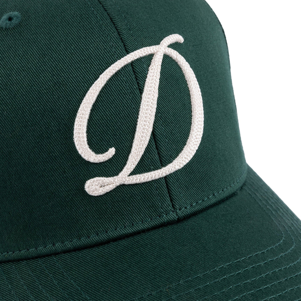 Dime Cursive D Full Fit Cap - Forest Green