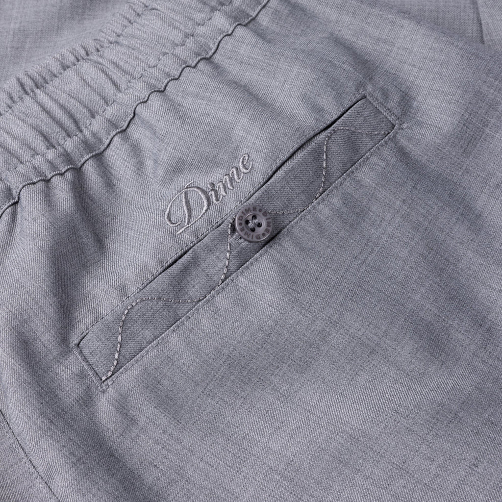 Dime Cargo Dress Pants - Grey - Back Close Up