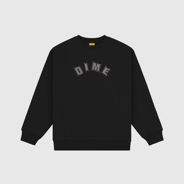 Dime Choppers Crewneck - Black - Front