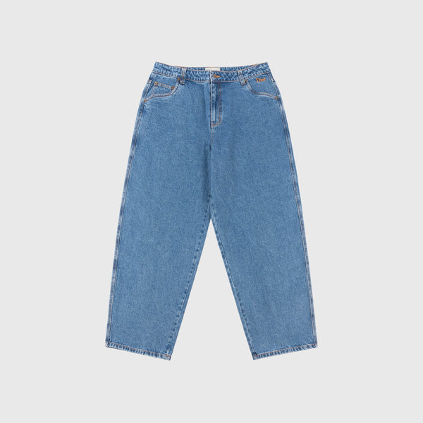 Dime Classic Baggy Denim Pants - Indigo Washed - Front