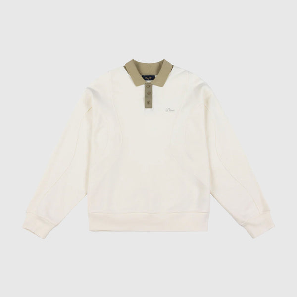Dime French Terry Rugby - Cream Front