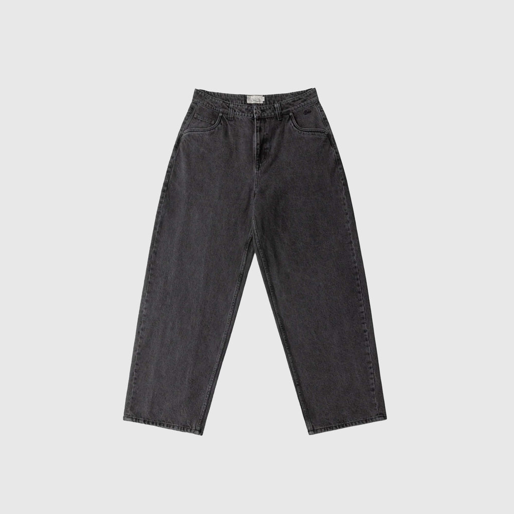 Dime Baggy Denim Pants - Knowtomatic Black - Front