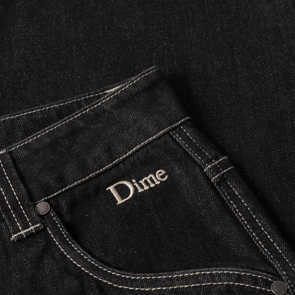 Dime Classic Relaxed Denim Pants - Black Rinsed