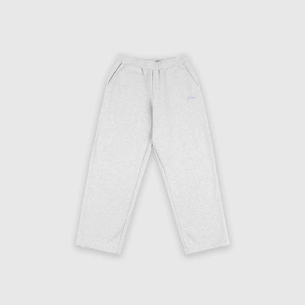 Dime Cursive Small Logo Sweatpants - Ash - Front