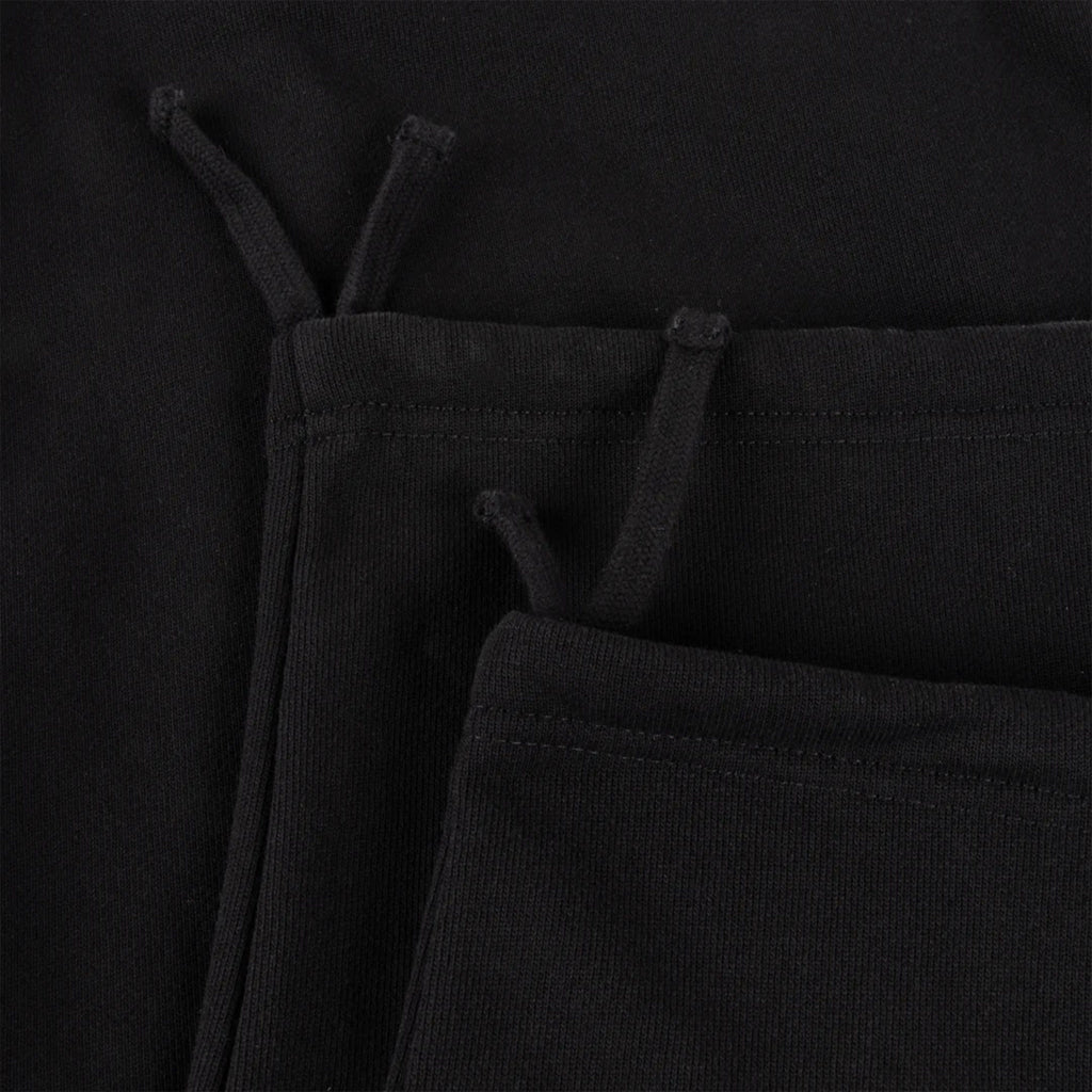 Dime Cursive Small Logo Sweatpants - Black - Bottom Close Up