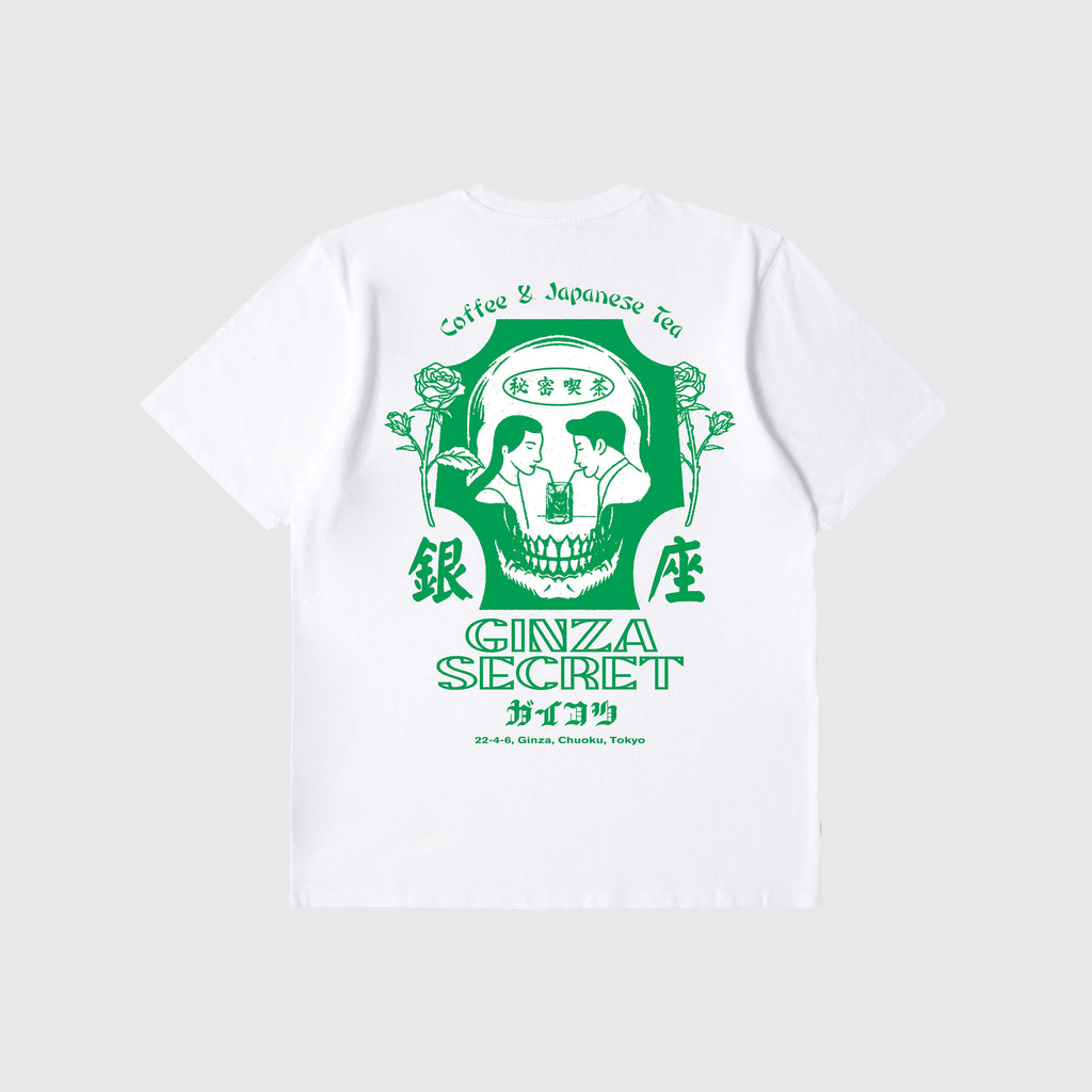 Edwin Ginza Secret Tee - White Garment Washed - Back