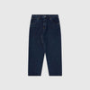 Edwin Tyrell Pant - Blue Dark Marble Wash - Front