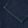 Edwin Tyrell Pant - Blue Dark Marble Wash - Close Up