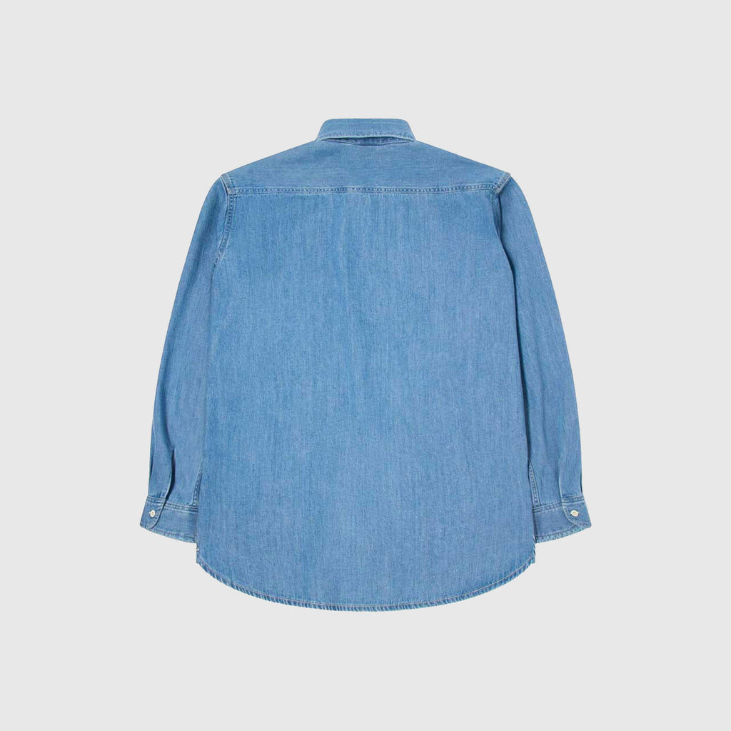 Edwin Work Shirt - Blue Light Used - Back