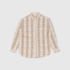 Edwin Work Shirt - Beige / Brown Garment Washed - Front