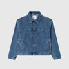 Edwin Freeland Jacket - Blue Mid Stone Wash - Front