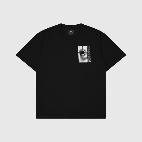 Edwin Tokyo Ninkyo Moment Tee - Black Garment Washed - Front