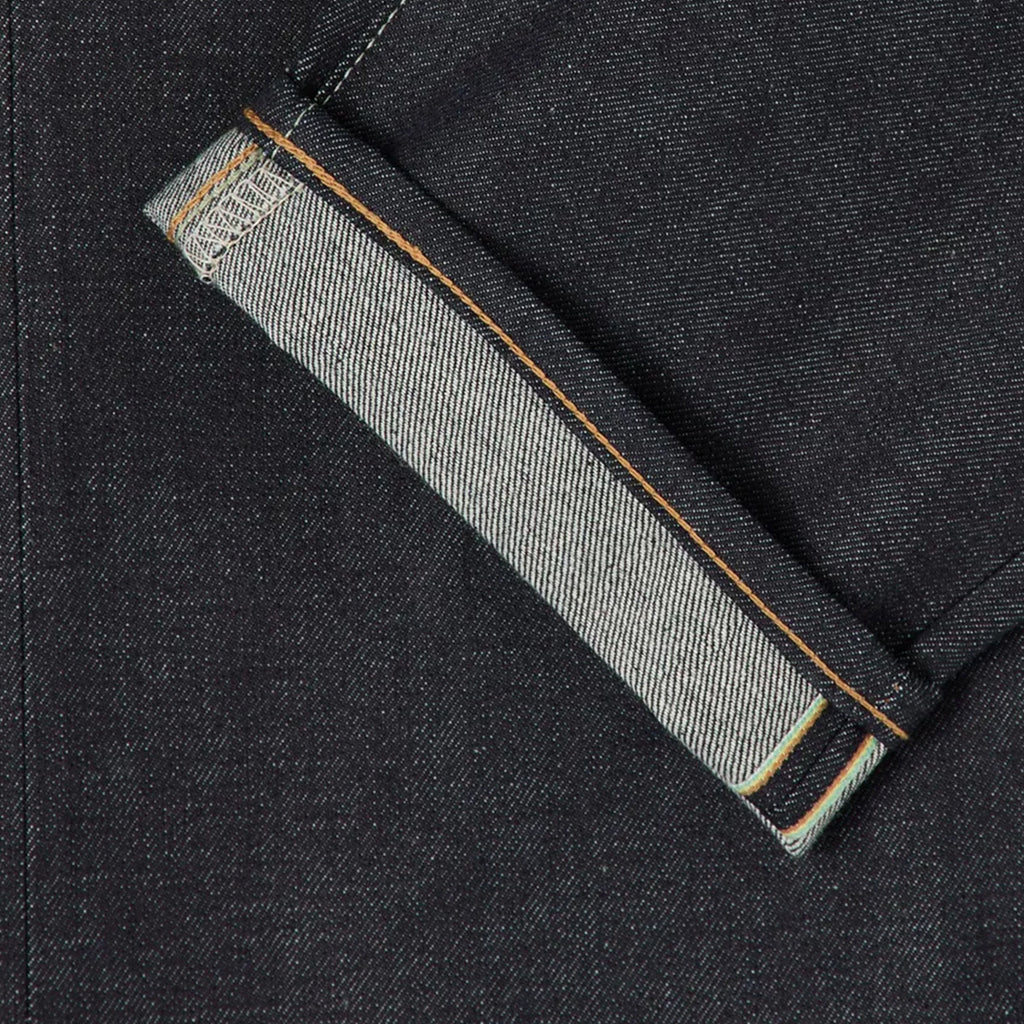 Edwin Loose Straight Kaihara, Dark Pure Indigo Rainbow Selvage - Blue Mid Dark Used