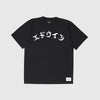 Edwin High Life Low Levels Tee - Black Garment Washed - Front
