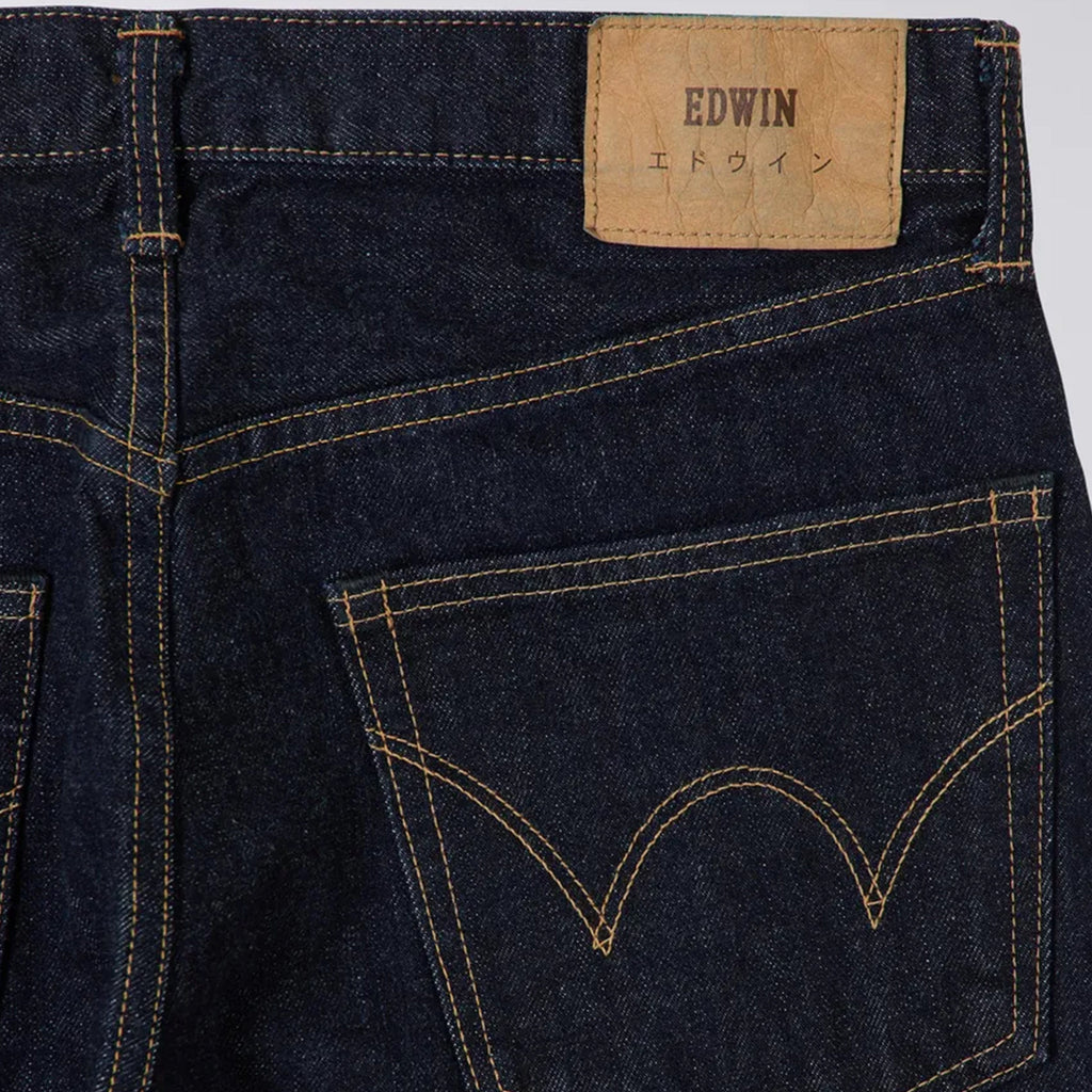 Edwin Regular Tapered Karabo, Recycle Denim, Red Selvage - Blue Dark Used