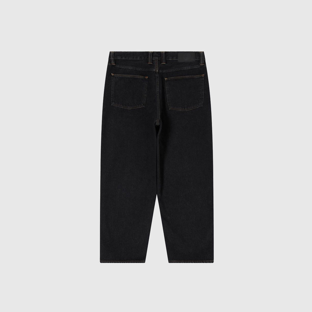 Edwin Tyrell Pant - Black Dark Marble Wash