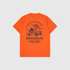 Edwin Agaric Village Tee - Tangerine - Back