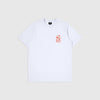 Edwin Agaric Village Tee - White Garment Washed - Front
