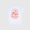 Edwin Agaric Village Tee - White Garment Washed - Back