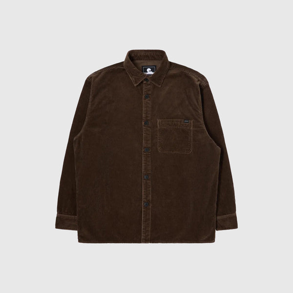 Edwin Ander Shirt L/S - Rain Drum Stone Washed - Front