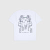 Edwin Angels TS Single Jersey - White Garment Wash - Back