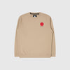 Edwin Japanese Sun Sweat - White Pepper Garment Dyed - Front