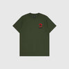 Edwin Kamifuji Chest Tee - Kombu Green - Front