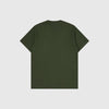 Edwin Kamifuji Chest Tee - Kombu Green - Back