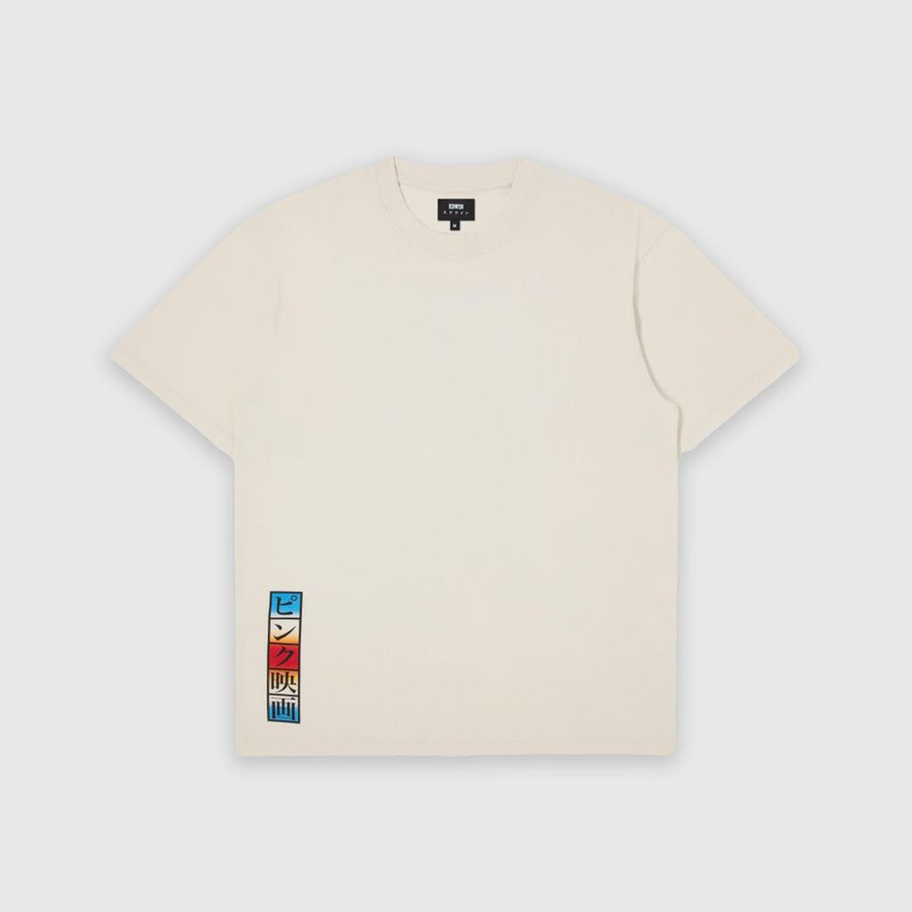 Edwin Pinku Eiga Tee - Whisper White - Front