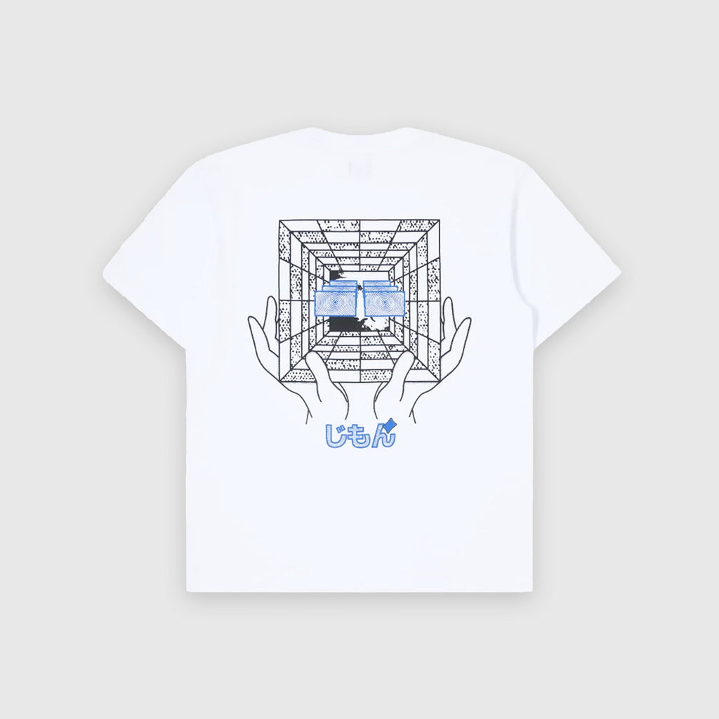 Edwin SS Temples Gate Tee - White Garment Dyed