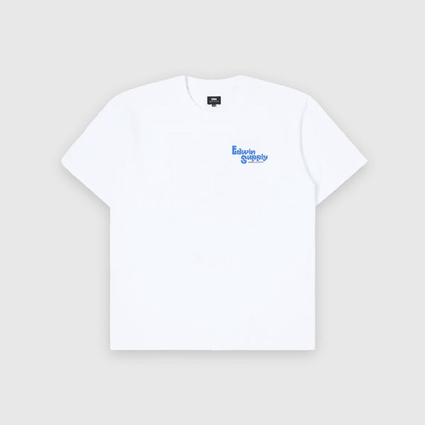 Edwin SS Temples Gate Tee - White Garment Dyed
