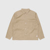 Edwin Coverall Jacket - Beige Garment Washed - Front