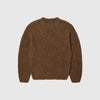 Edwin Dun Textured Sweater - Taupe Garment Washed - Back