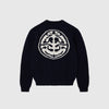Edwin Ellis Sweater - Navy / Off White - Back
