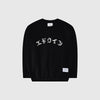 Edwin High Life Low Levels Sweat - Black Garment Washed - Front