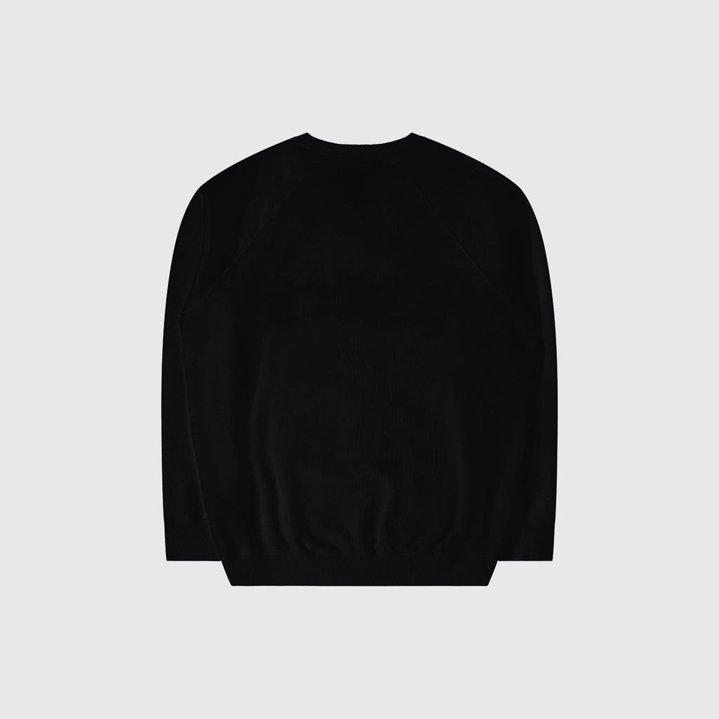 Edwin High Life Low Levels Sweat - Black Garment Washed - Back
