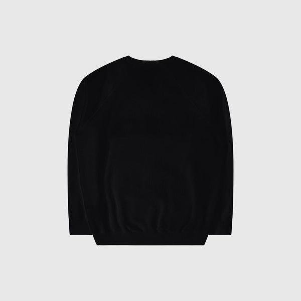 Edwin High Life Low Levels Sweat - Black Garment Washed - Back