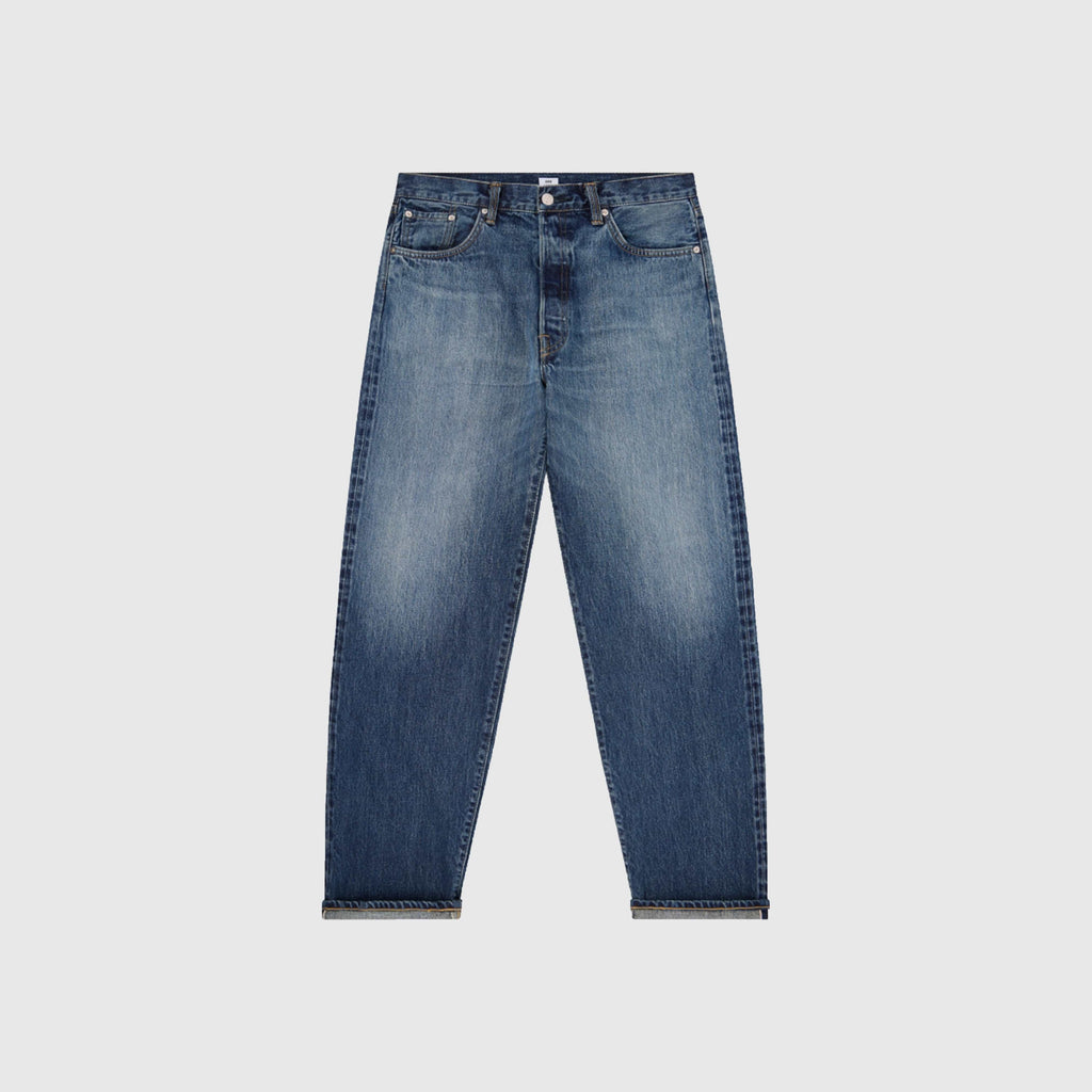 Edwin Loose Jeans - Blue Dark Used - Front