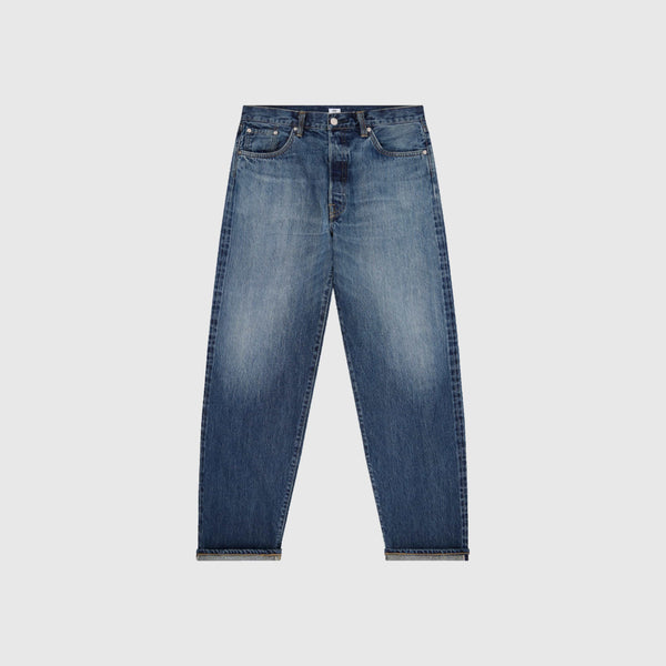 Edwin Loose Jeans - Blue Dark Used - Front