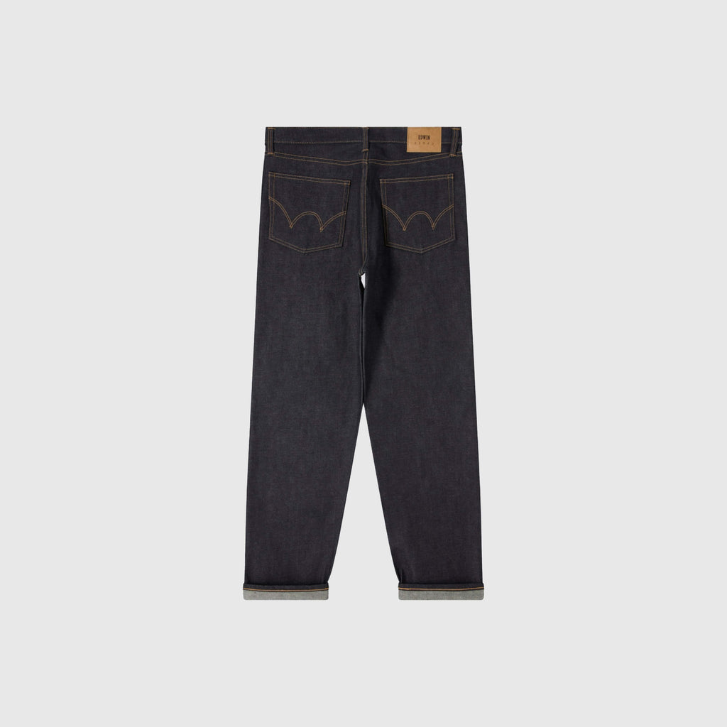 Edwin Loose Jeans Rainbow Selvage - Blue Unwashed - Back