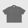 Edwin Millbury Shirt - Black / White Garment Washed - Front