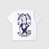 Edwin Monsleur Sakana Tee - White Garment Washed - Back