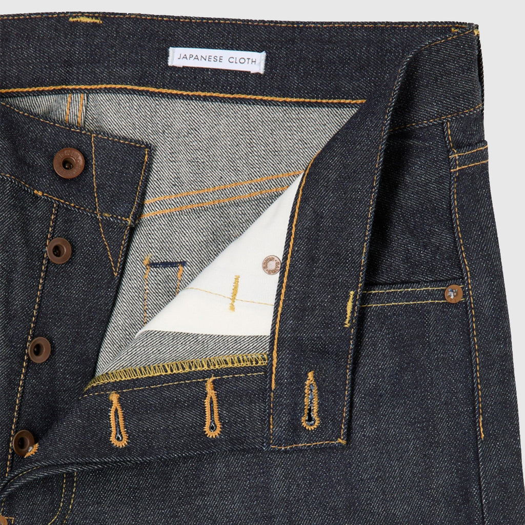 Edwin Nashville - Blue Unwashed - Front Close Up
