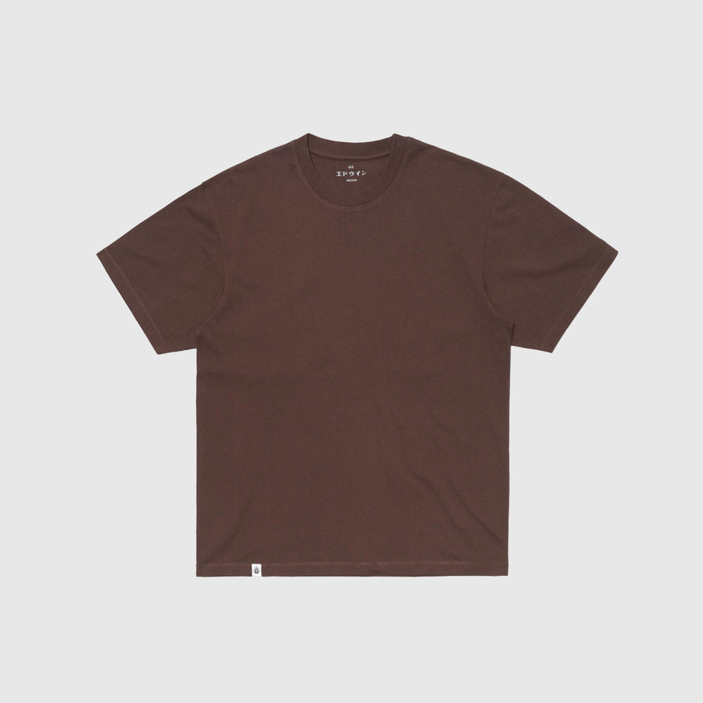Edwin Oversize Basic TS - Coffee Bean - Front