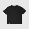 Edwin Regular Basic Tee - Black Garment Washed - Front
