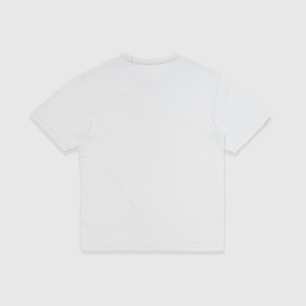 Edwin Regular Basic Tee - Glacier Grey Garment Washed - Back