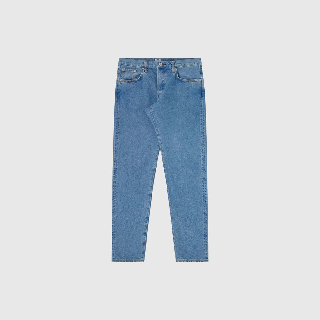 Edwin Regular Tapered Kaihara Pure Indigo Opened Denim - Blue Light Used - Front