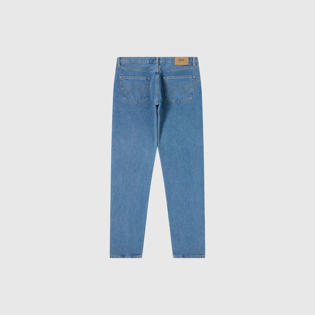 Edwin Regular Tapered Kaihara Pure Indigo Opened Denim - Blue Light Used - Back