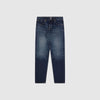 Edwin Regular Tapered Kaihara, Pure Indigo Stretch Denim - Blue Mid Dark Used - Front